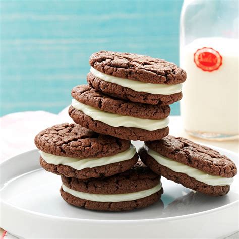 Quick Chocolate Sandwich Cookies Recipe | Taste of Home