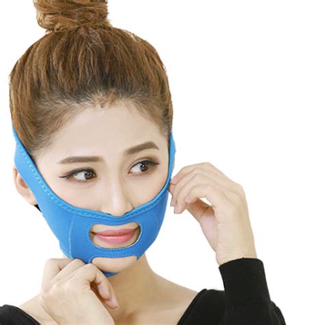 New V Face Chin Cheek Lift Up Slim Thin Belt Mask Chin Face Massage ...