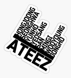 16 ATEEZ logo ideas | ? logo, kpop logos, printable stickers