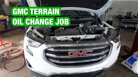 gmc terrain oil change - YouTube