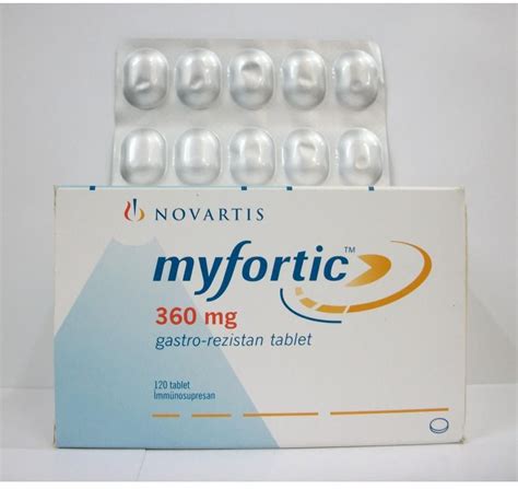 Myfortic 360mg Tablets - Rosheta Medications