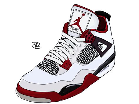 Nike Air Jordan Drawing In Colour by iamkezzyy on DeviantArt