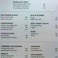 Billy G Suncoast Menu