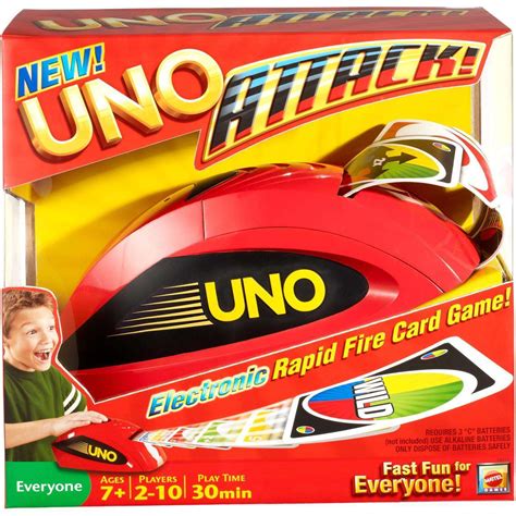 UNO ATTACK! Rapid Fire Card Game for 2-10 Players Ages 7Y+ - Walmart.com