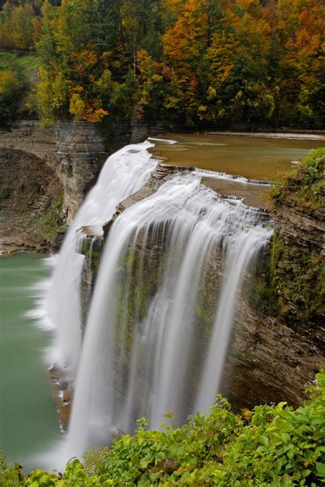 cornersoftheworld | Beautiful waterfalls, Letchworth state park ...