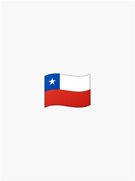 "Emoji Flag Chile" Sticker for Sale by Stickypegatinas | Redbubble