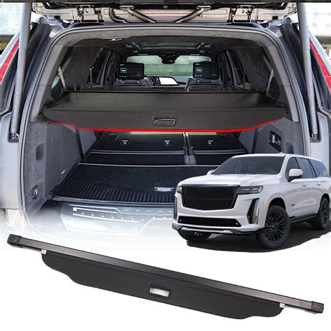 Volcaner Cargo Cover for 2021 2022 2023 Cadillac Escalade/Chevy Tahoe ...