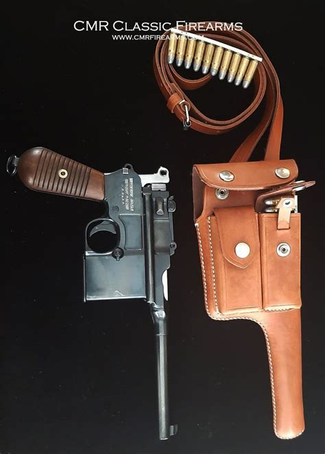 CMR Classic Firearms :: Mauser C96 Broomhandle 20 Round Leather Holster ...