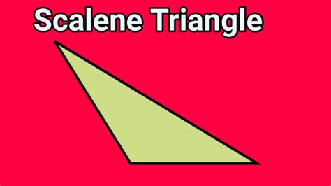 Scalene Right Triangle In Real Life