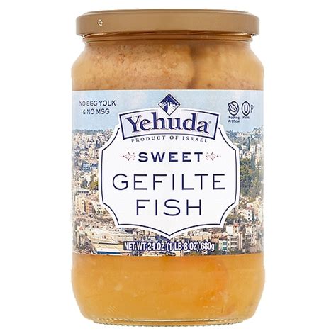 Yehuda Sweet Gefilte Fish, 24 oz - ShopRite