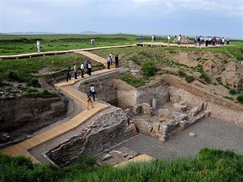 Ruins of Xanadu a summer capital of Yuan dinasty, Inner Mongolia (4000× ...