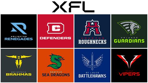 XFL Releases Team Names And Logos For 2023 Season