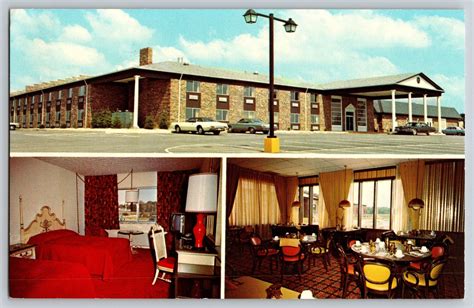 Ramada Inn Postcard with Room and Lounge Interiors. What year do you ...