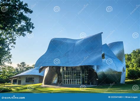 Horizontal View Of The Iconic Fisher Center At Bard At Bard College ...