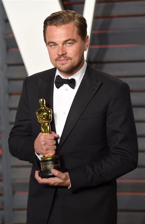 Leonardo DiCaprio at the Oscars 2016 | POPSUGAR Celebrity