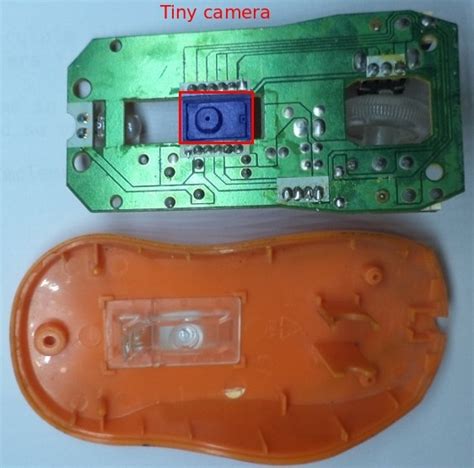 My Blog: Optical Components of an Optical Mouse (with real photos of ...