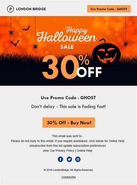 Engaging BigCommerce Halloween Email Templates