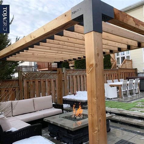 TOJA GRID - Simple Modular Pergola system | Outdoor pergola, Pergola ...