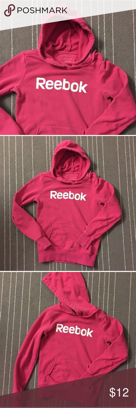 Reebok hot pink hoodie very warm | Pink hoodie, Hot pink, Hoodies