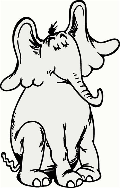 Horton The Elephant Coloring Page Coloring Pages