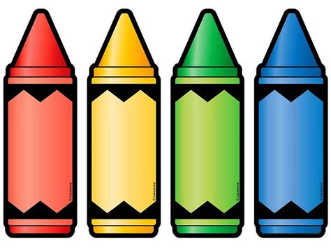 Crayon Accents in 2022 | Classroom decorations, Preschool colors, Art ...