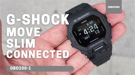 Unboxing G-Shock Slim Move Smart Watch GBD200-1 - YouTube