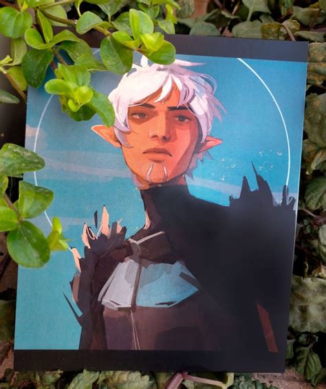 Dragon Age: Fenris PRINT - Etsy