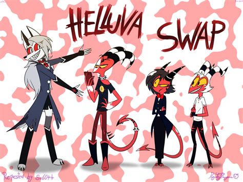 Helluva Boss Heaven Hazbin Hazbinhotel Vivziepop Bendy Shopped Alastor ...