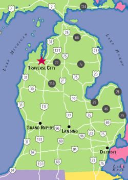 Traverse City Maps | Northern Michigan Maps