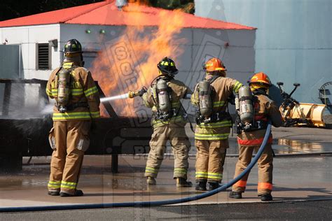 Firefighters at work - Squad Fire Photos