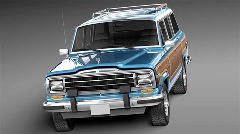 Jeep Wagoneer Woody 1980 - 3D Model by SQUIR