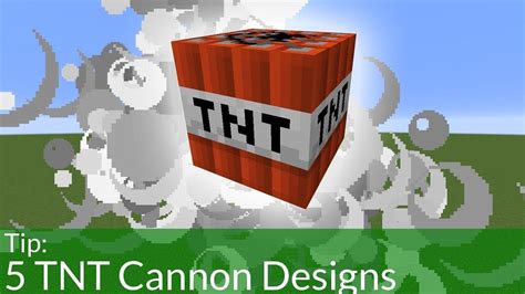 5 Minecraft TNT Cannon Design - YouTube