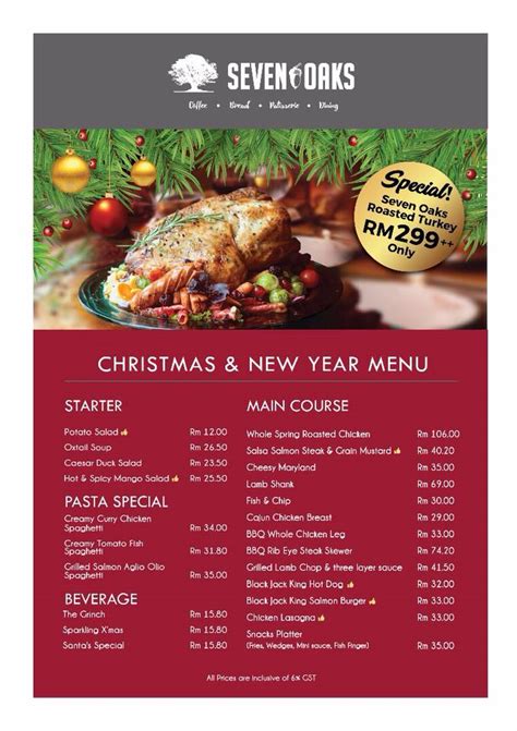 These Christmas Menu Packages Are Sure To Make the Holiday Season More ...