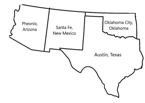 Southwest Region States and Capitals | Quizizz