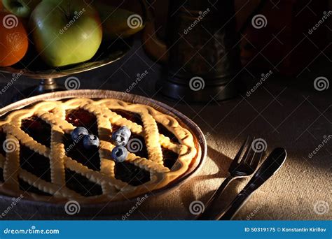 Bilberry Pie stock image. Image of dessert, pastry, eating - 50319175