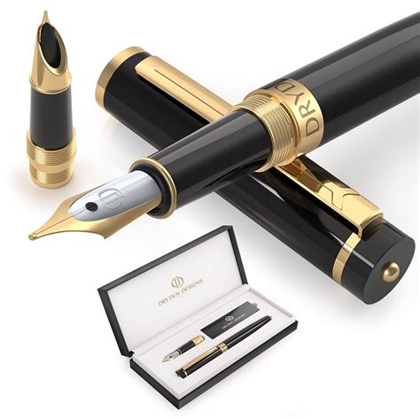 Buy Dryden Designs Fountain Pen - Medium Nib and Fine Nib | Includes ...