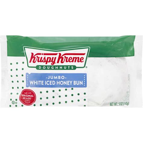 Krispy Kreme Honey Bun, White Iced, Jumbo | Casey's Foods