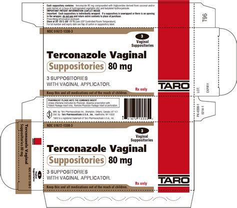 Terconazole (Taro Pharmaceuticals U.S.A., Inc.): FDA Package Insert, Page 2