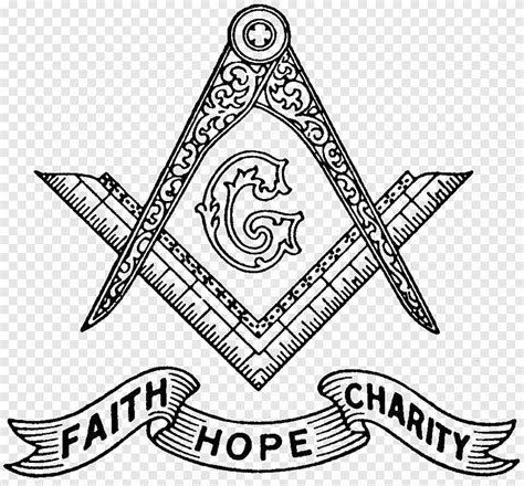 Freemasonry Square and Compasses Hope Faith Charity, compass, technic ...