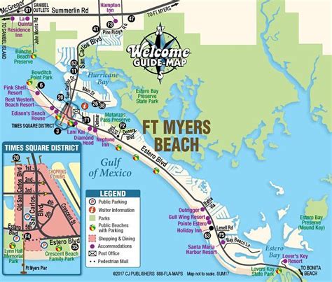 Printable Map Of Fort Myers Beach