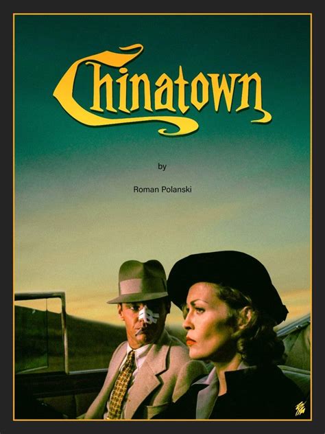 4k Film Poster of Chinatown by Roman Polanksi. Alternate Poster. Film ...