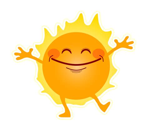 Happy Sunshine Vector Clipart image - Free stock photo - Public Domain ...