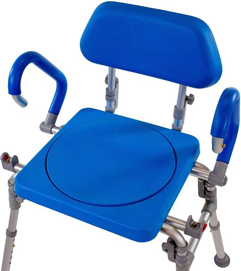 Liberty Folding Shower Chair with Swivel Seat