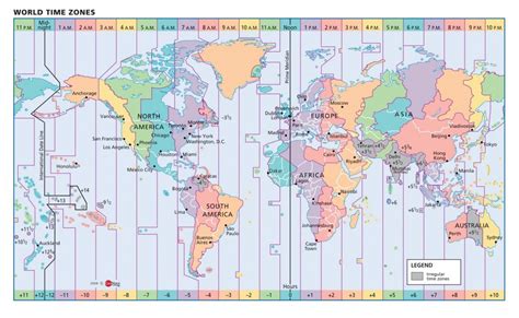 Printable Map Of Us Time Zones Usa Zone New World In Timezones Best ...