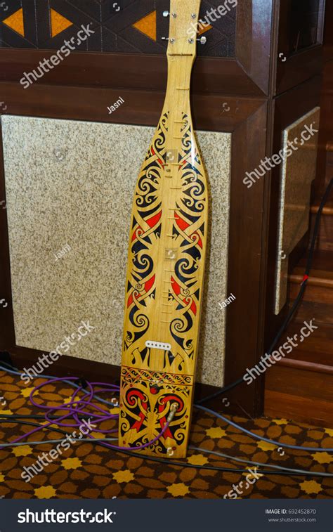 Close Image Sape Sape Traditional Lute Stock Photo 692452870 | Shutterstock