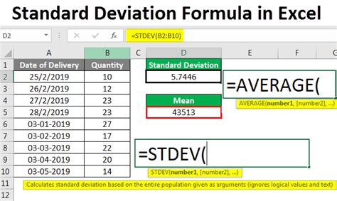 Standard Deviation Formula in Excel | How to Calculate STDEV in Excel?