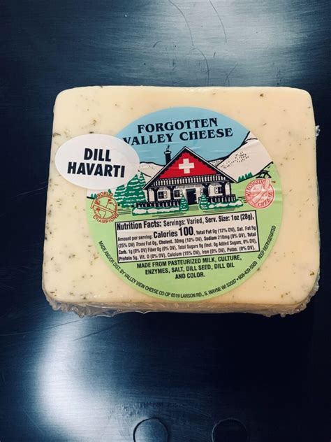 Dill Havarti - Forgotten Valley Cheese