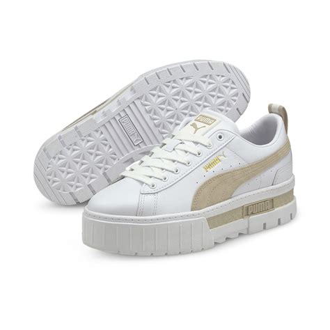 Mayze Lth Women's Sneakers | White - PUMA