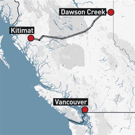 Map Of Canada Dawson Creek - Maps of the World