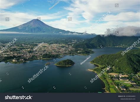 Aerial View Mount Fuji Lake Kawaguchi Stock Photo 2230934493 | Shutterstock